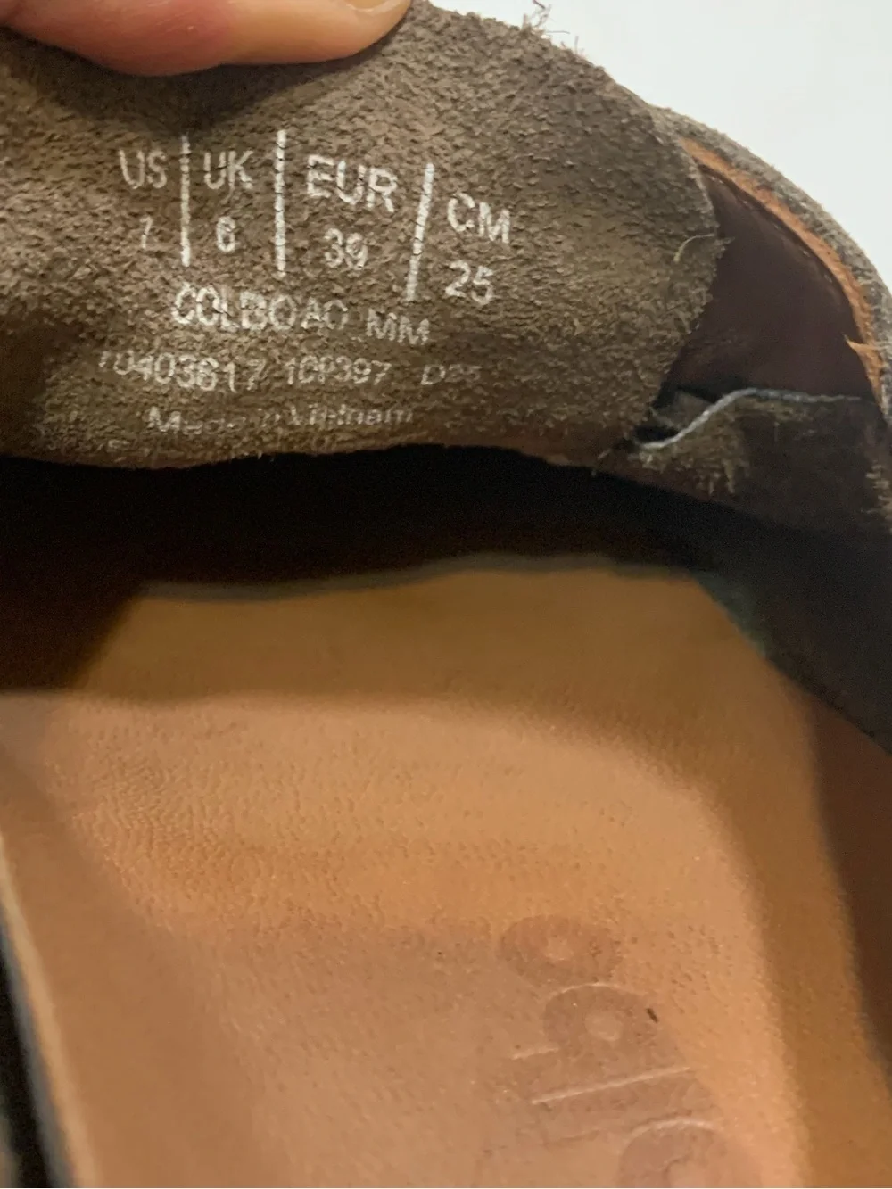 Sperry + colbo Dark Brown Leather Boat Shoes
